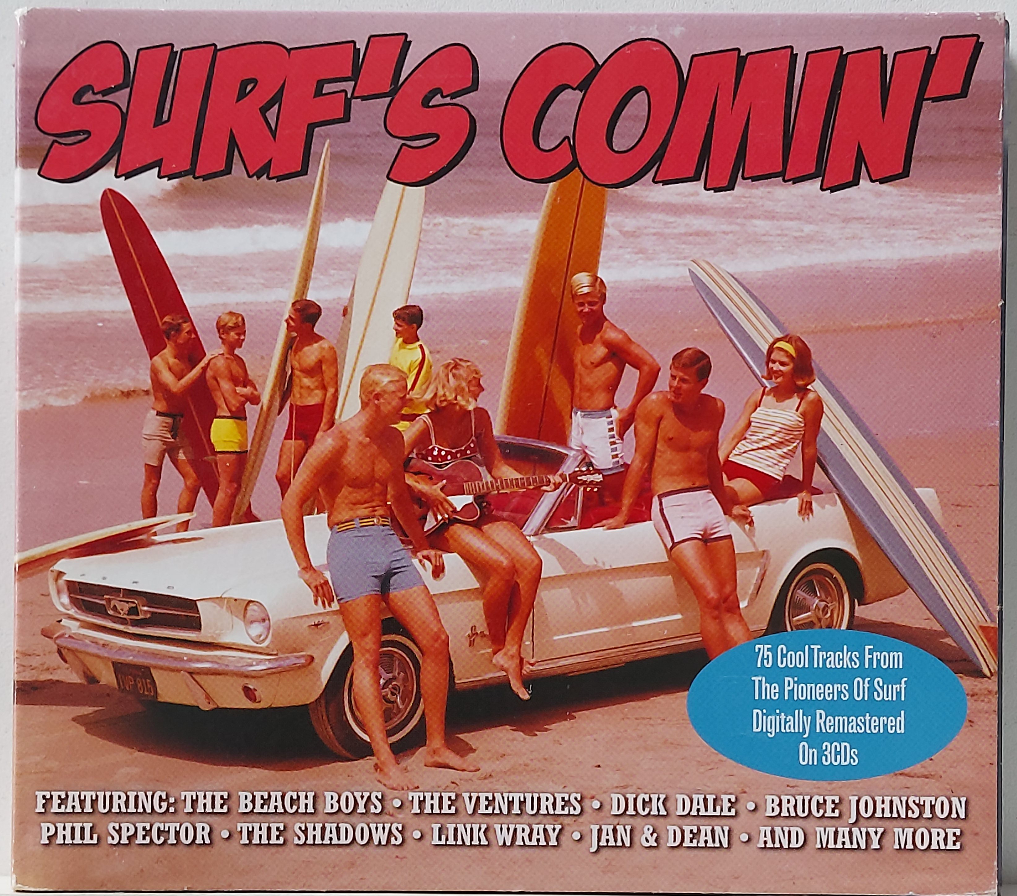 Used CD,Surf's Comin' (A)(3CD)(Various Artists)(2013)(EU)
