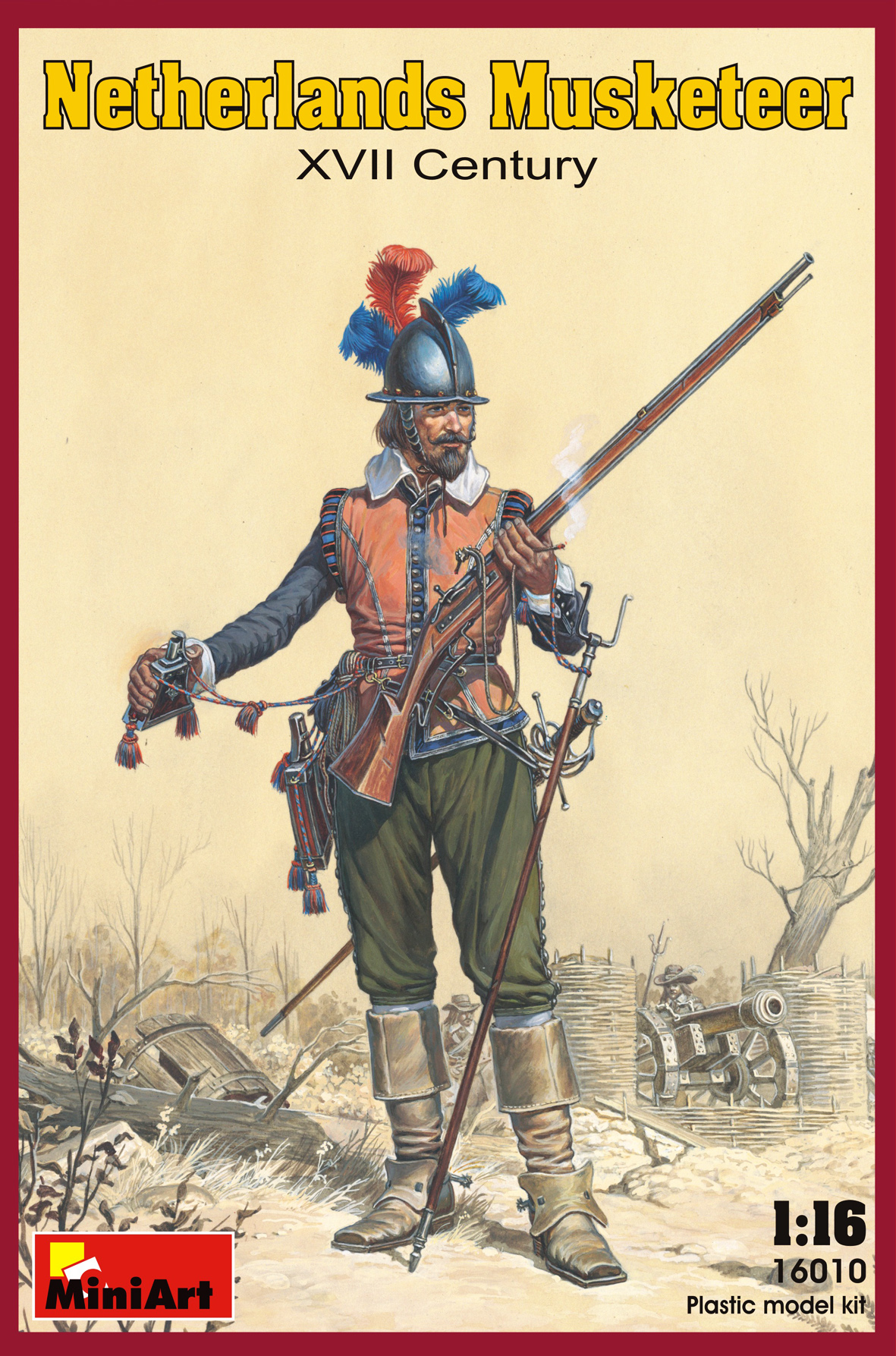 1/16 NETHERLANDS MUSKETEER XVII CENTURY