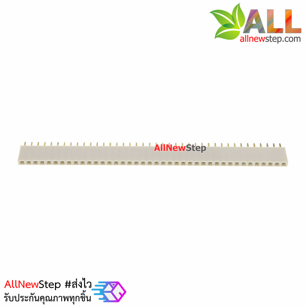 Socket 1x40 pin 2.54MM Pin header สีขาว
