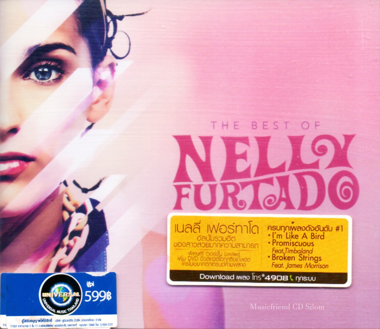 CD+DVD,Nelly Furtado - The best of Nelly Furtado (2CD+1DVD)( Special Edition)(2010)(Thai)