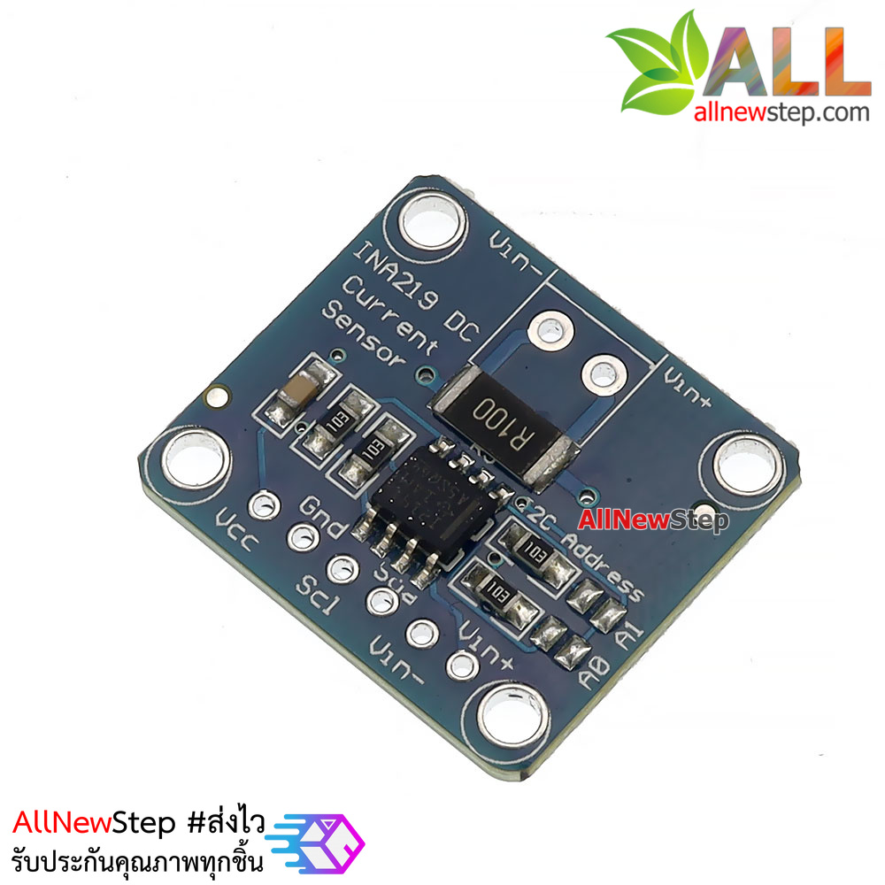 INA219 High Side DC Current Sensor Breakout 26V 3.2A Max โมดูลวัดกระแสไฟฟ้าแบบ I2C