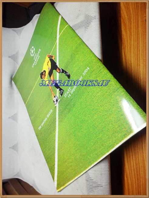 นิตยสารฟุตบอลEXTRA UEFA CHAMPIONS LEAGUE,เอ๊กซ์ตร้ายูฟ่าแชมเปี้ยนส์ลีกปี2004/2005 ฉบับที่01ไม่มีโปสเตอร์หน้ากลาง