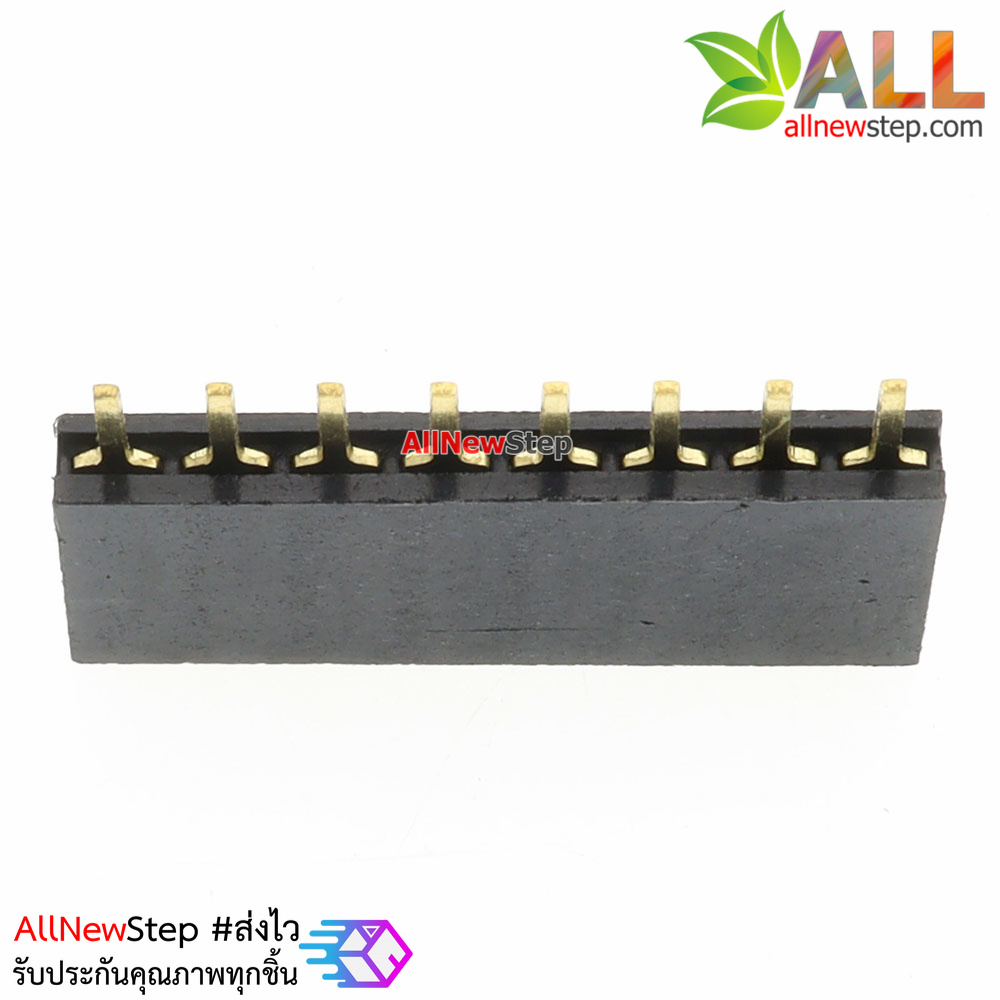 2.54mm 1X8 8Pin Gold-plated Single Row Straight Female Pin Header