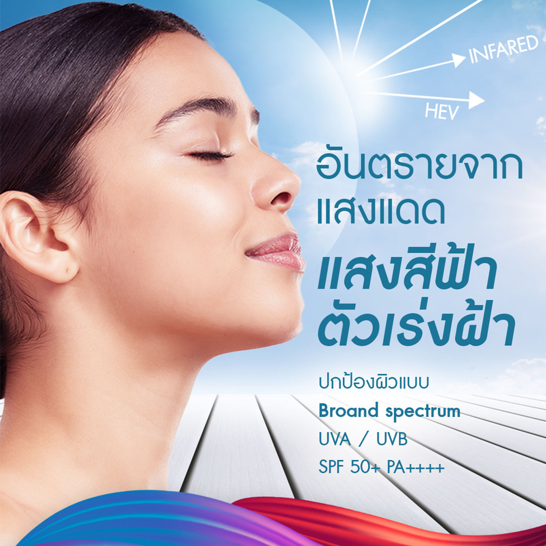 นิสิตกันแดด ลดฝ้า สูตรใหม่ ปกป้องผิว ฟื้นฟู บำรุงจบในตัวเดียว ด้วย SPF50+ PA++++