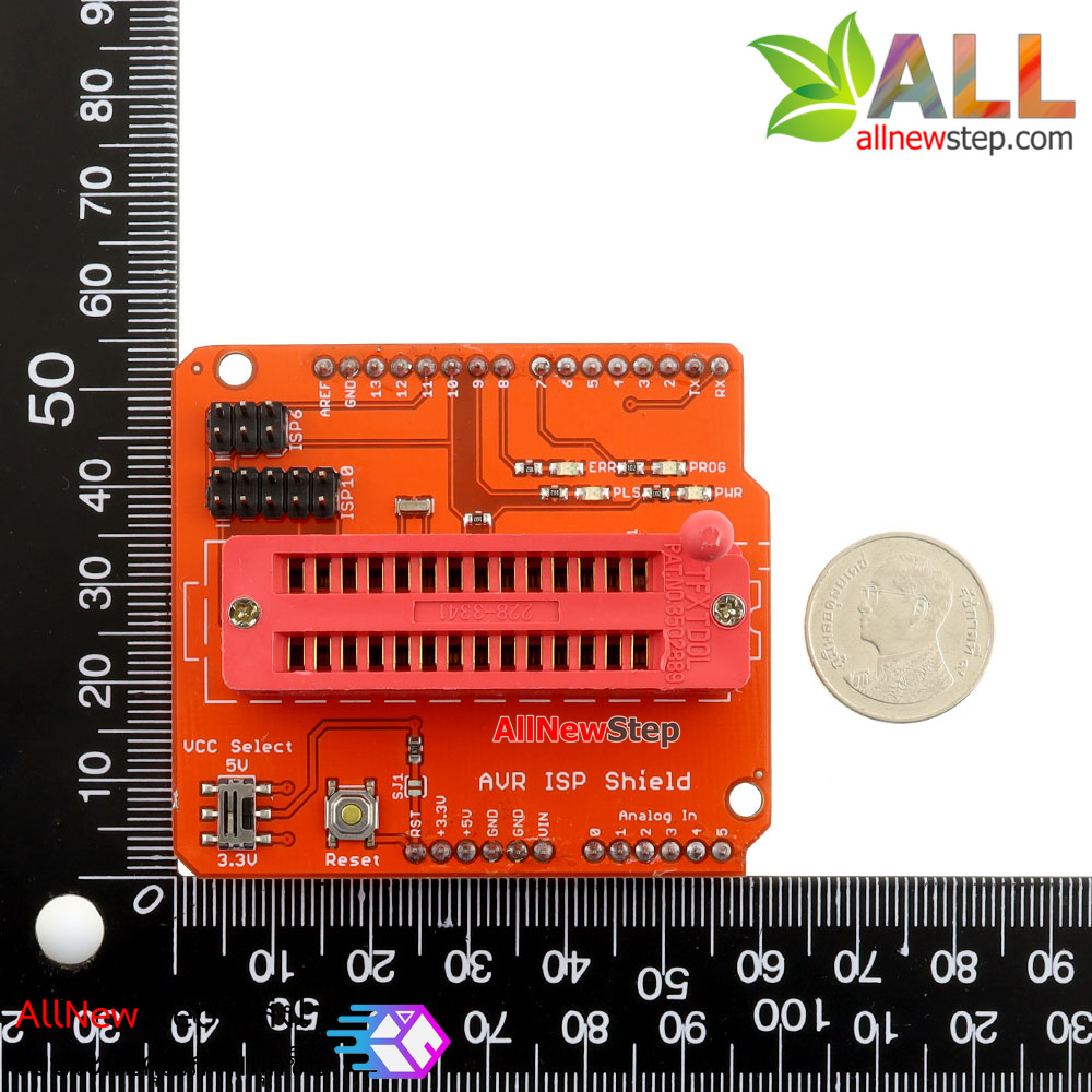 AVR ISP Shield สำหรับโปรแกรม IC สำหรับ Arduino