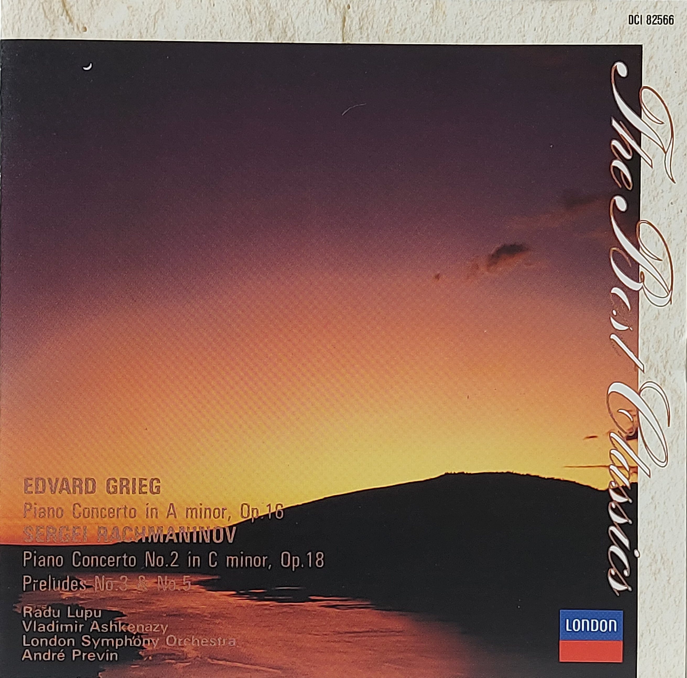 Used CD,The Best Classic GRIEG & RACHMANINOV (A+)(Classical)(instrumental)(1996)(Japan)