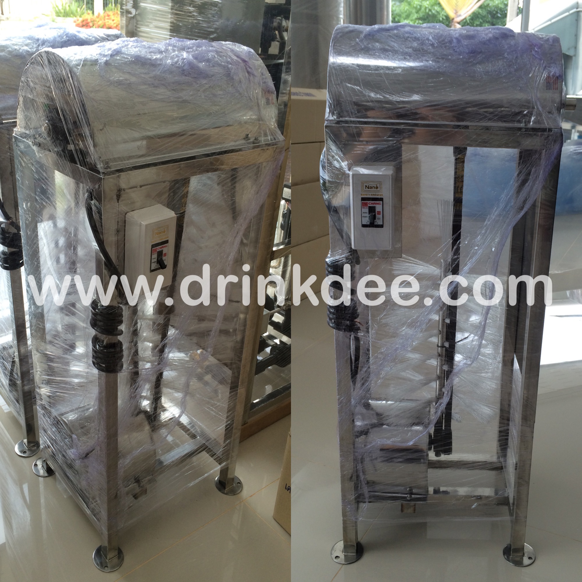 แกนสแตนเลส+ขนแปรงล้างถังภายใน(ตัวสั้น)