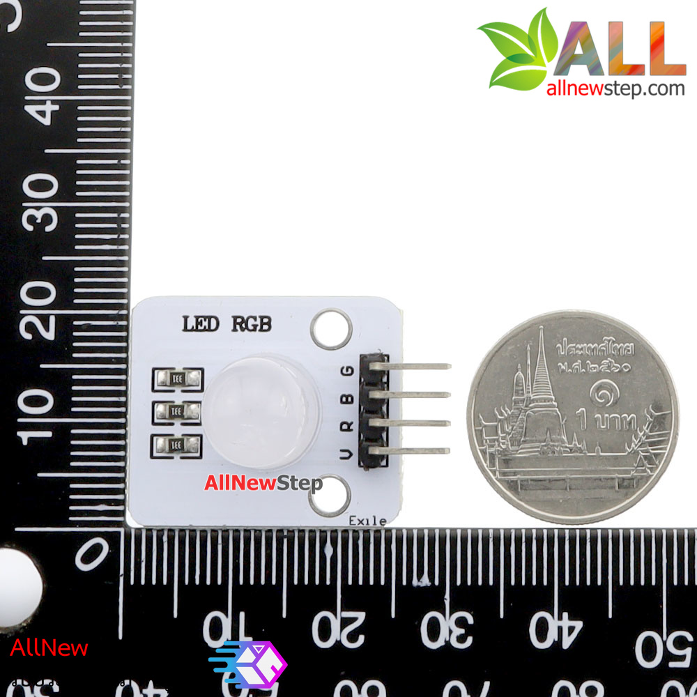 RGB LED 10mm Module โมดูล LED RGB 3 สีขนาด 10mm