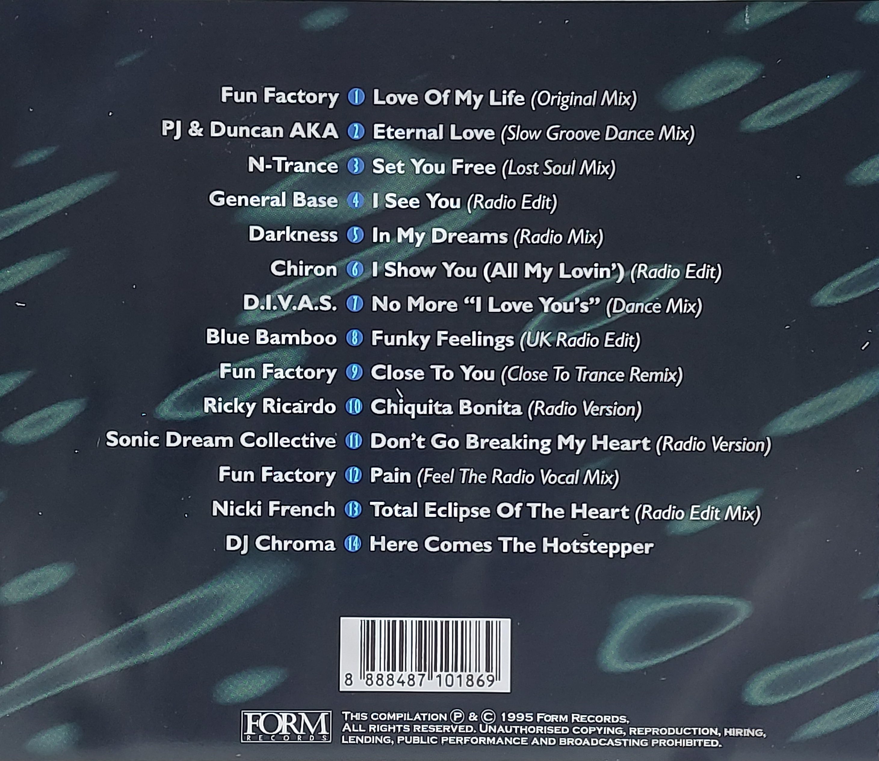 CD,POWER DANCE 1995 volume 2 (Various Artists)(1995)(Singapore)