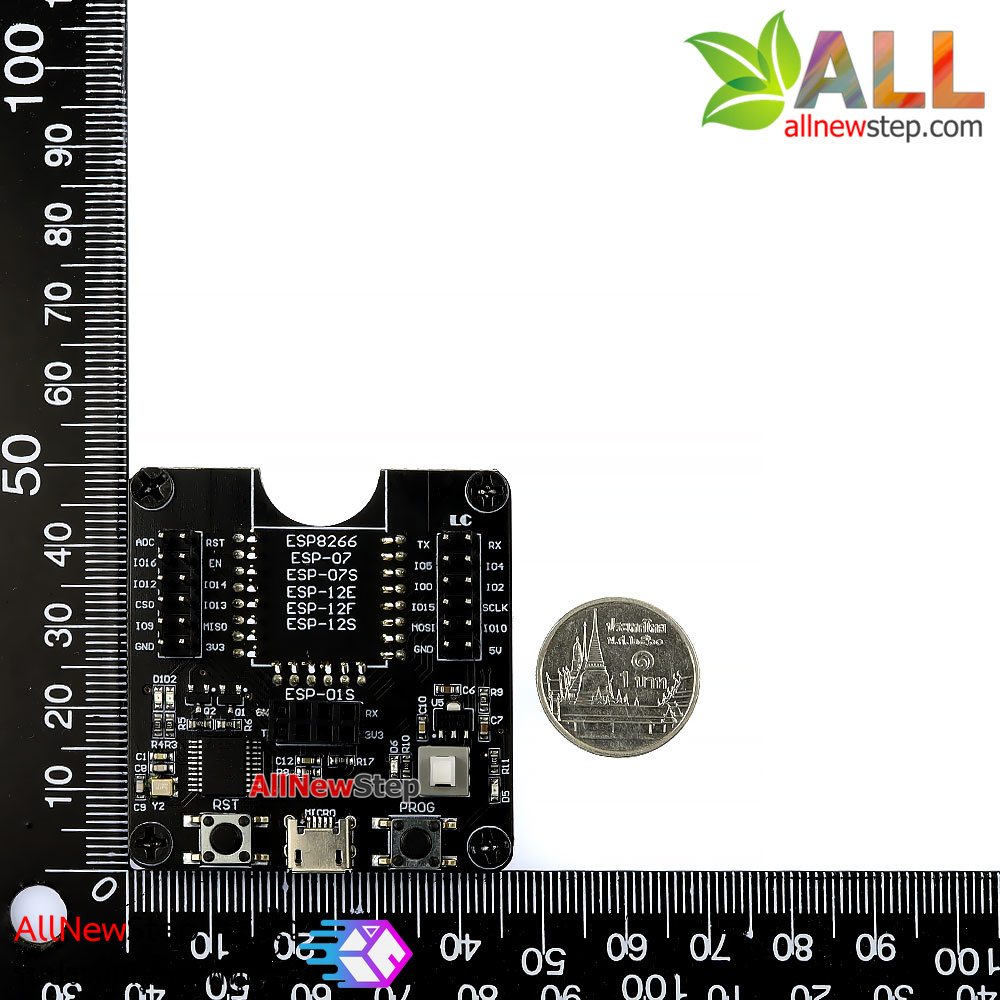 ESP8266 Programmer เครื่องโปรแกรมและทดสอบ ESP8266 Test burner with one-click download ESP8266