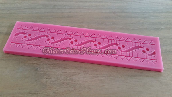 พิมพ์ฟองดอง / กัมเพส รูปรั้วลายลูกไม้