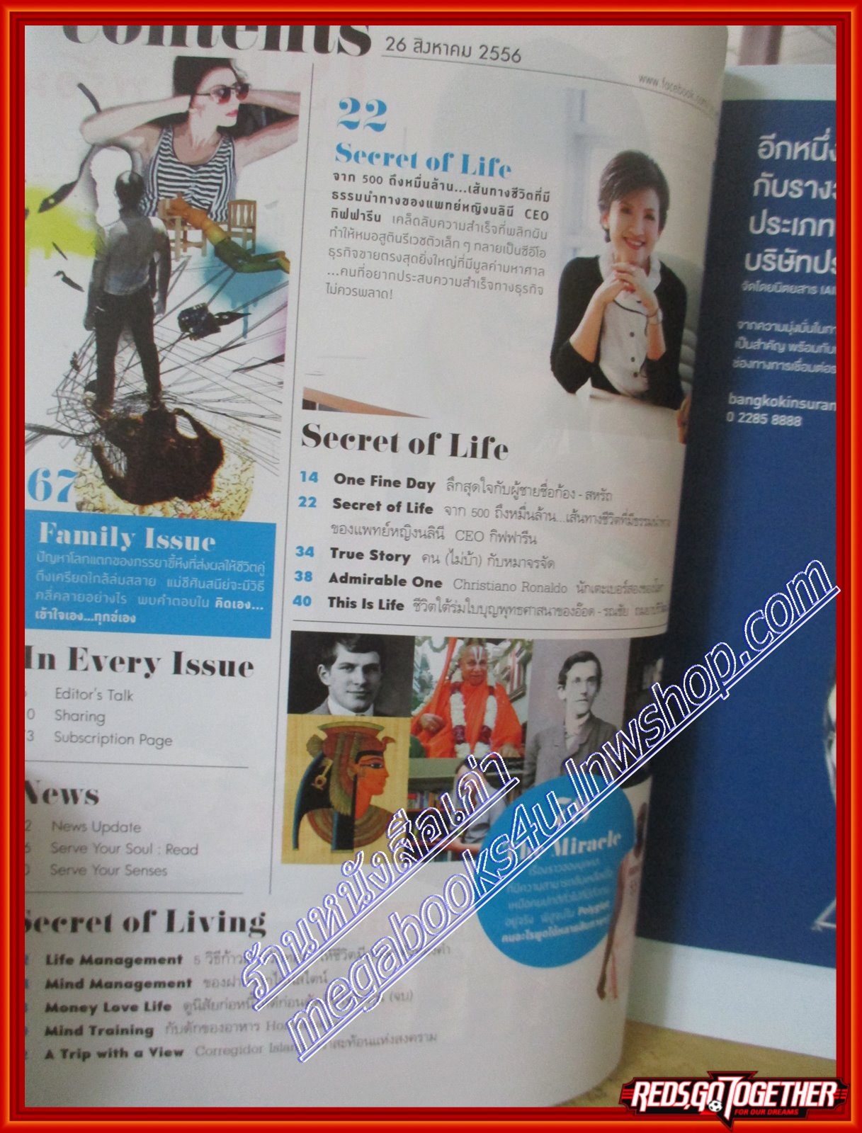 นิตยสารซีเคร็ต นิตยสารSECRET ฉบับที่124 ปี2556 ปก แพทย์หญิงนลินี