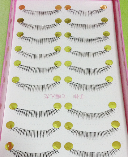 HX-2# ขนตาล่าง เอ็นใส(ราคาส่ง) 10 คู่ ขั้นต่ำ 15 เเพ็ค คละเเบบได้