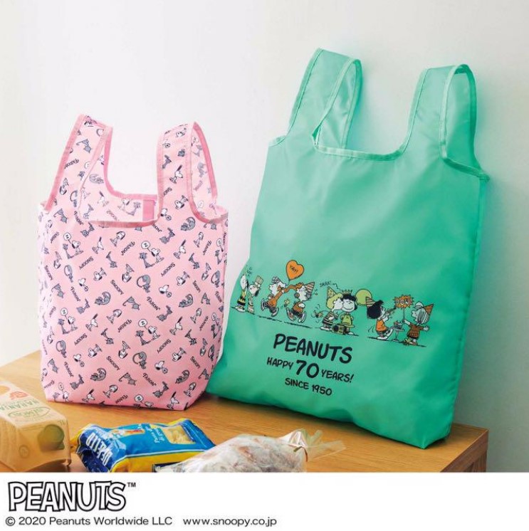 Snoopy eco bag set 2 ใบ กระเป๋าผ้ารักษ์โลกสุดน่ารัก