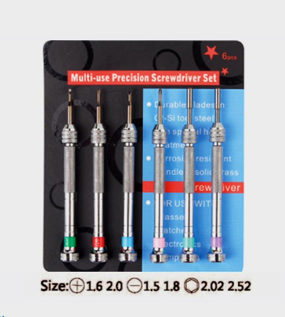 ชุดไขควงแว่นตา เซ็ท6pcs.