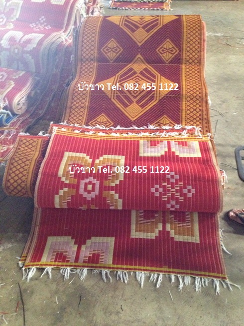 เสื่อพลาสติก 2พับ ทอลาย 180*300ซม ผืนละ 270บาท ส่ง 100ผืน