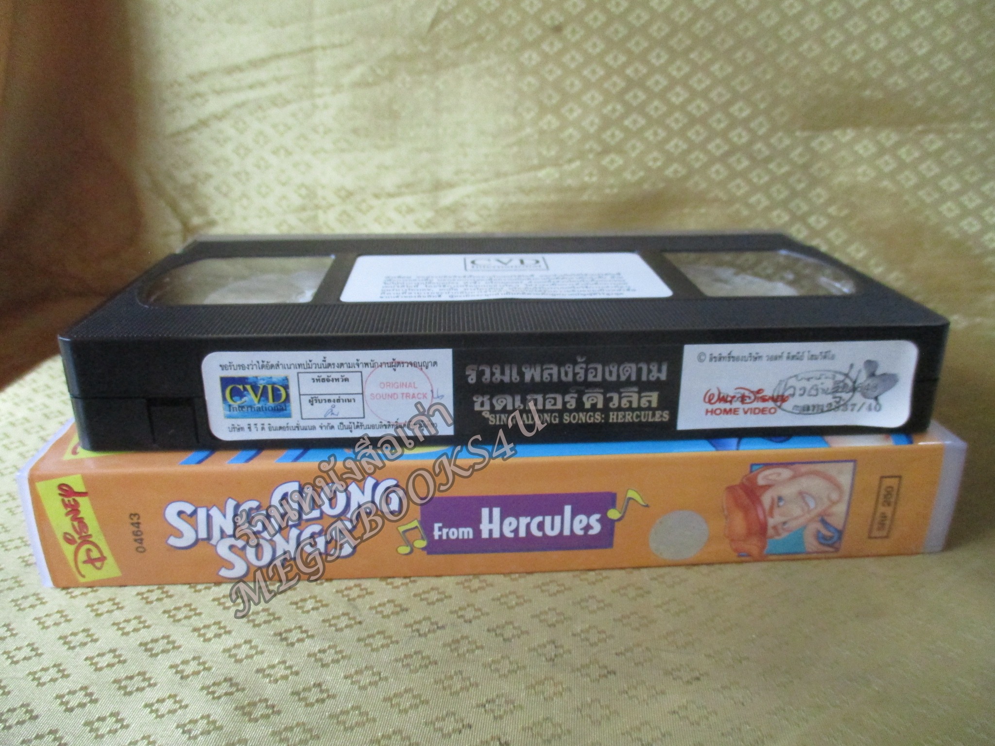 วีดีโอเทป Video Tape รวมเพลงร้องตาม ชุดเฮอร์คิวลิส วอลท์ดิสนีย์