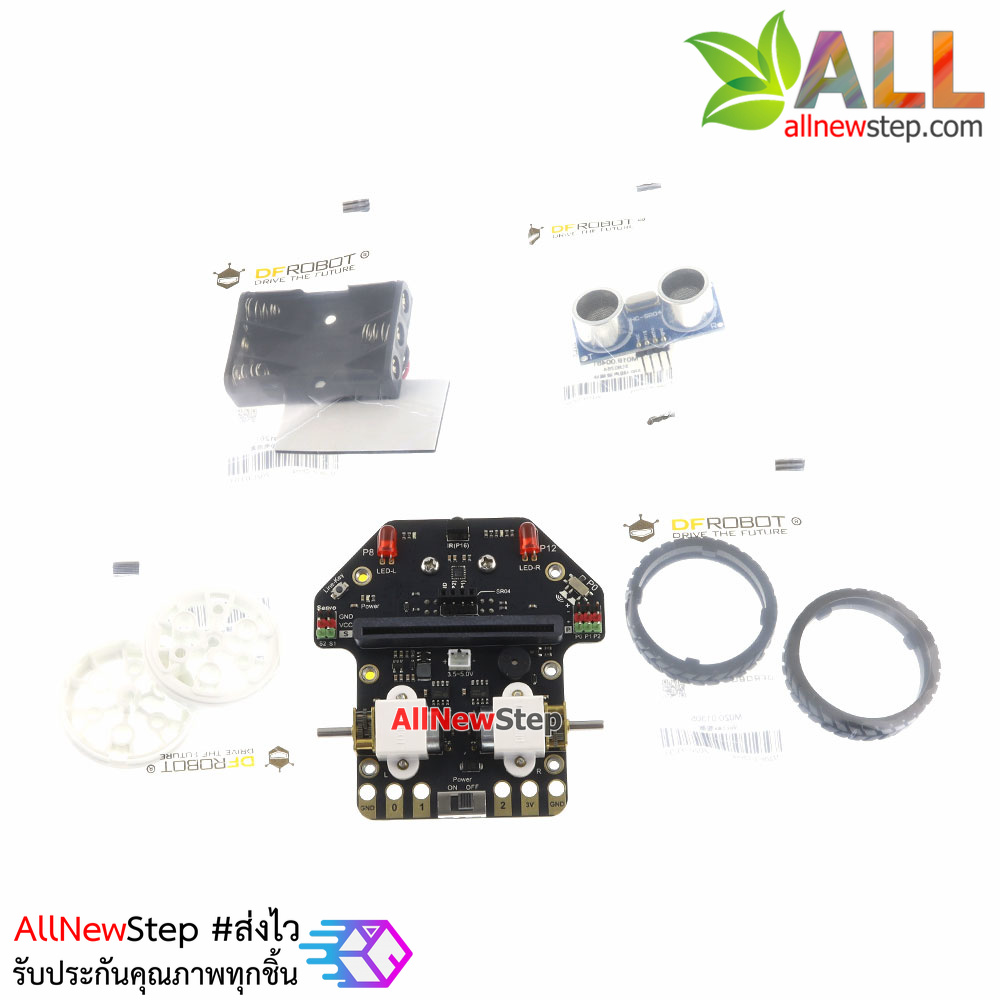 Micro: Maqueen micro:bit Robot Platform จาก DFRobot อุปกรณ์เฉพาะชุดรถ ไม่รวมบอร์ด Micro:bit