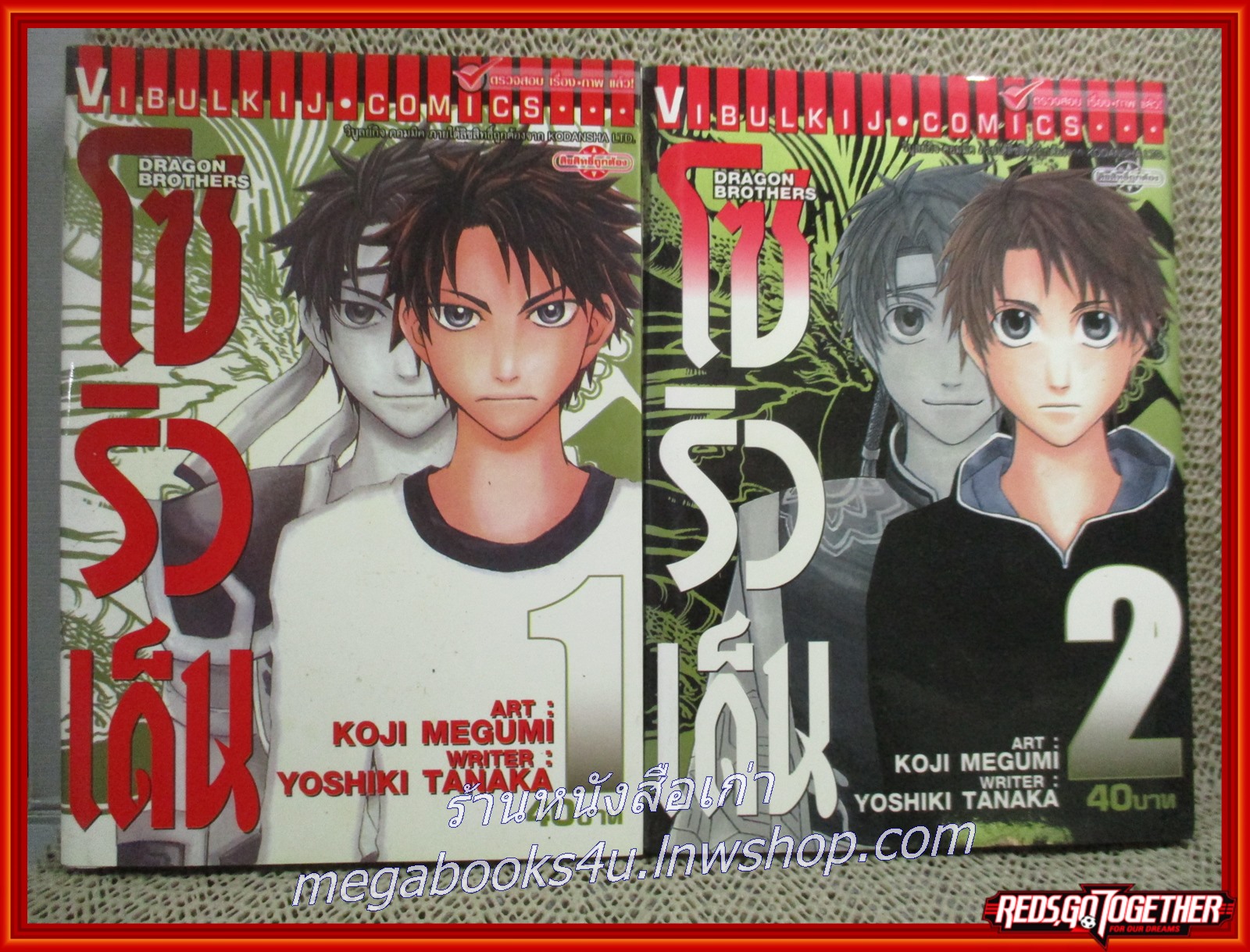 โซริวเด็น Dragon Brothers ครบชุด5เล่มจบ สนพ.วิบูลย์กิจ