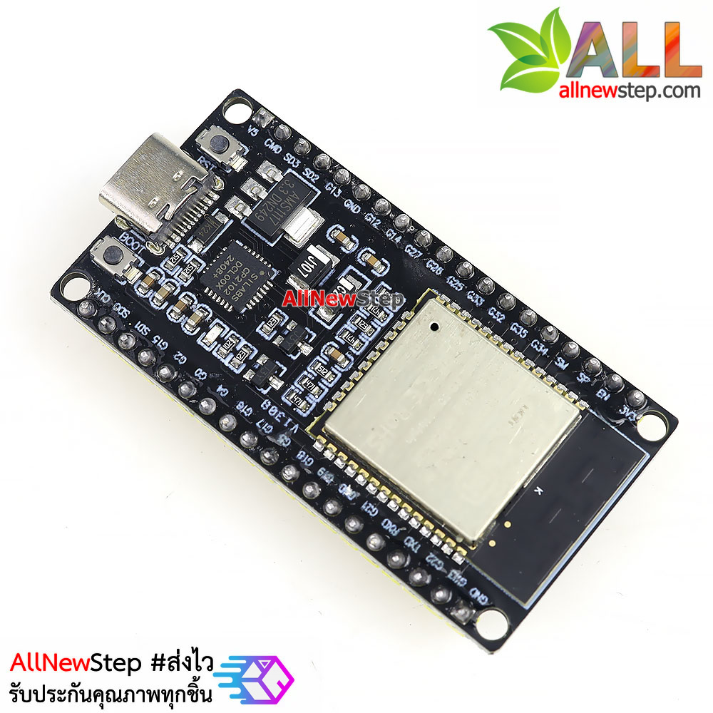บอร์ด ESP32 NodeMCU Goouuu ESP32 DEVKIT Wi-Fi and Bluetooth แบบ 38 ขา หัวแบบ usb type-c