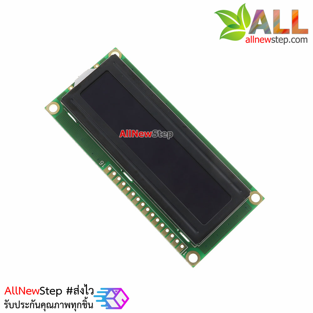 โมดูล LCD for Arduino Display 1602 LCD Blue Text Black Screen 16x2 LCD with backlight of the LCD screen จอ LCD สีฟ้าไฟแบ็คไลท์สีดำ