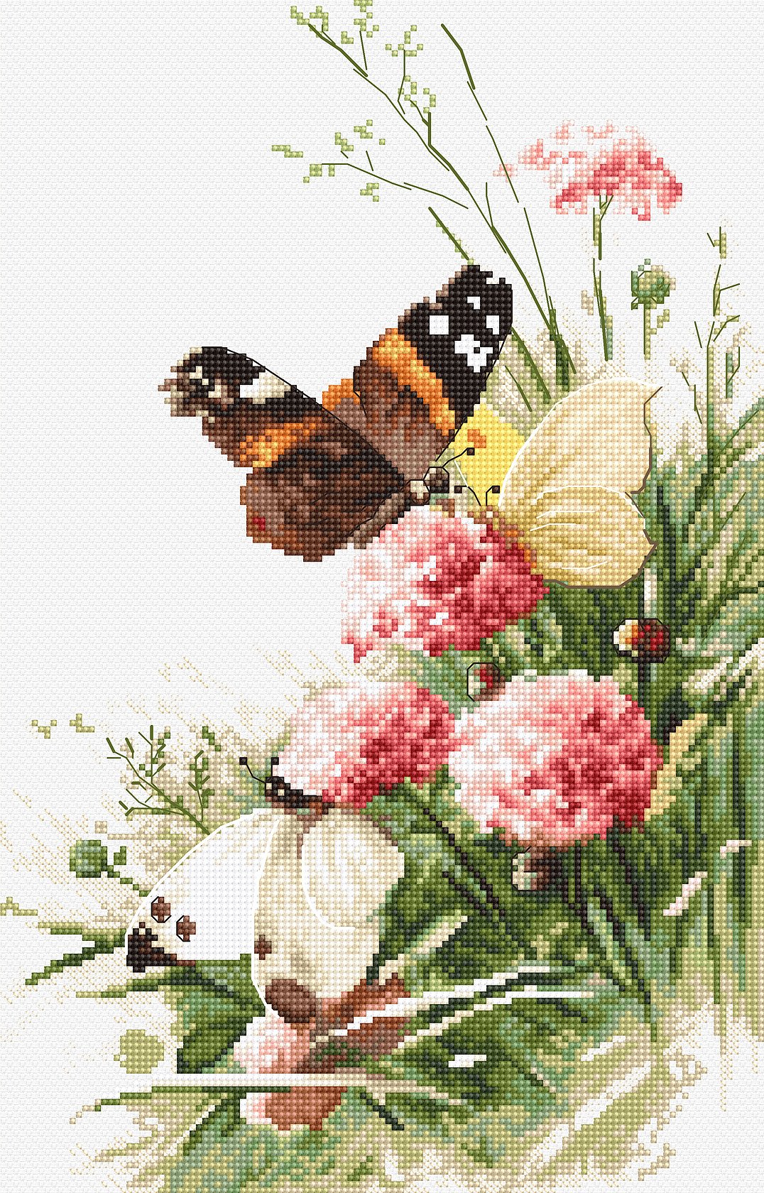 Letistitch ชุดปัก Butterflies in the field