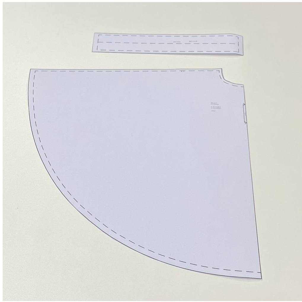 [กระดาษ] แพทเทิร์นกระโปรงวงกลม กระโปรงย้วย แบบตัดกระโปรง