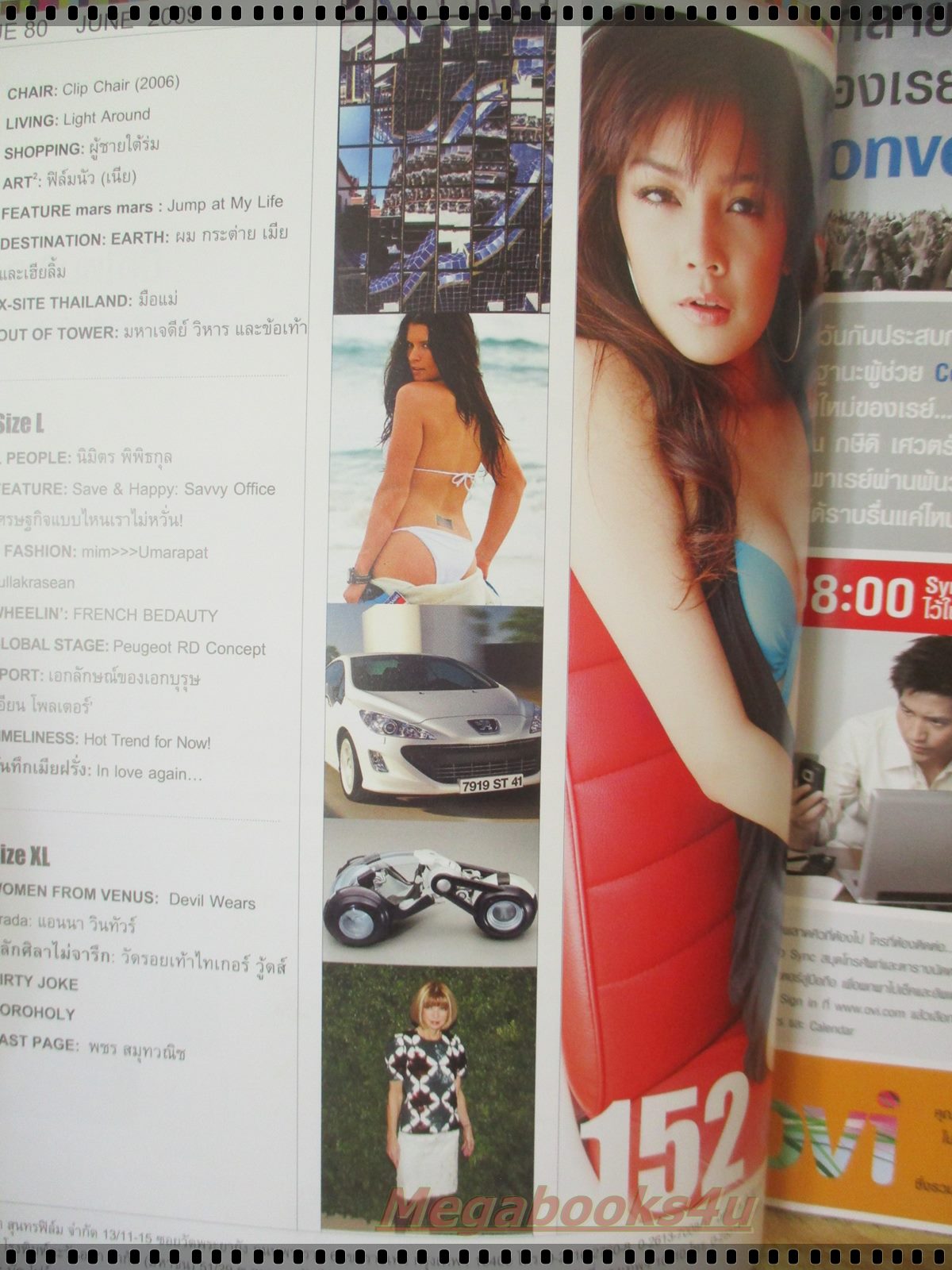 นิตยสารMARS MAGAZINE เล่ม80 ปี2009 ปก มิ้ม อัมราภัสร์