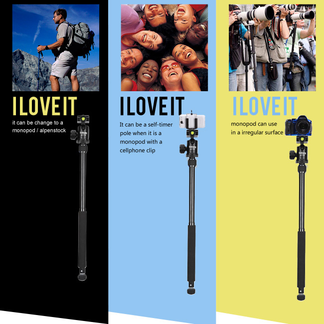 Selens Professional T-170 Tripod - All Black