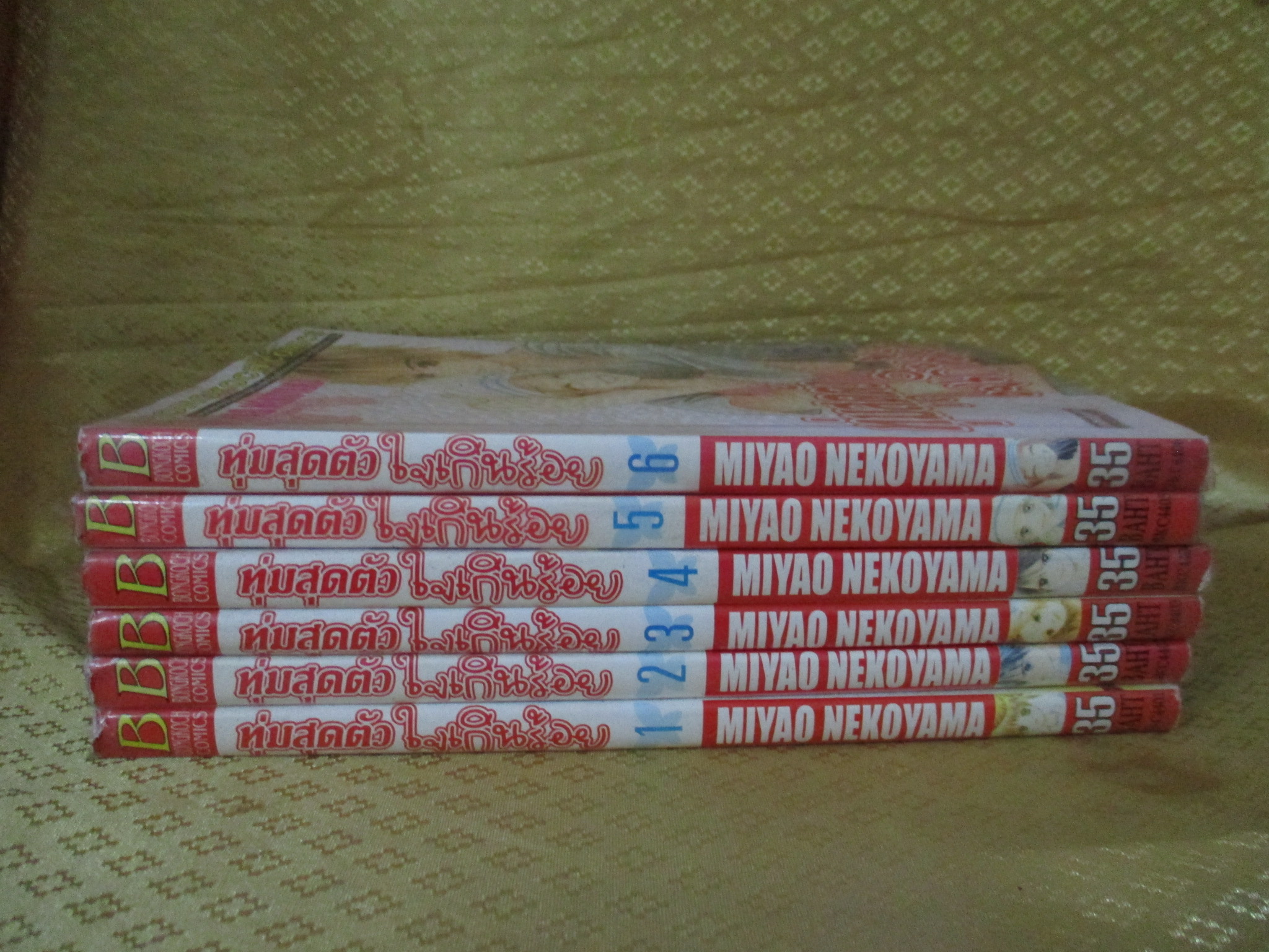 การ์ตูนเช่า ทุ่มสุดตัวใจเกินร้อย ครบชุด6เล่มจบ สนพ.บงกช ห่อปก ไม่แม๊กซ์