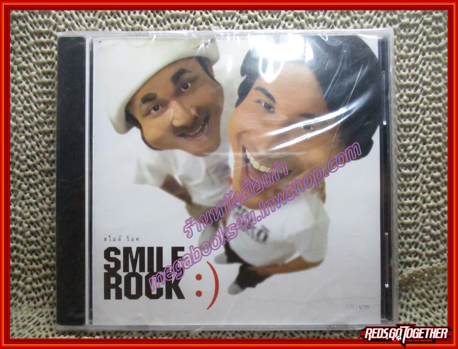 ซีดีเพลง สไมล์บัฟฟาโล่ SMILE BUFFALO อัลบั้ม smile rock (มือ1ในซีล ตำหนิกล่องร้าว)