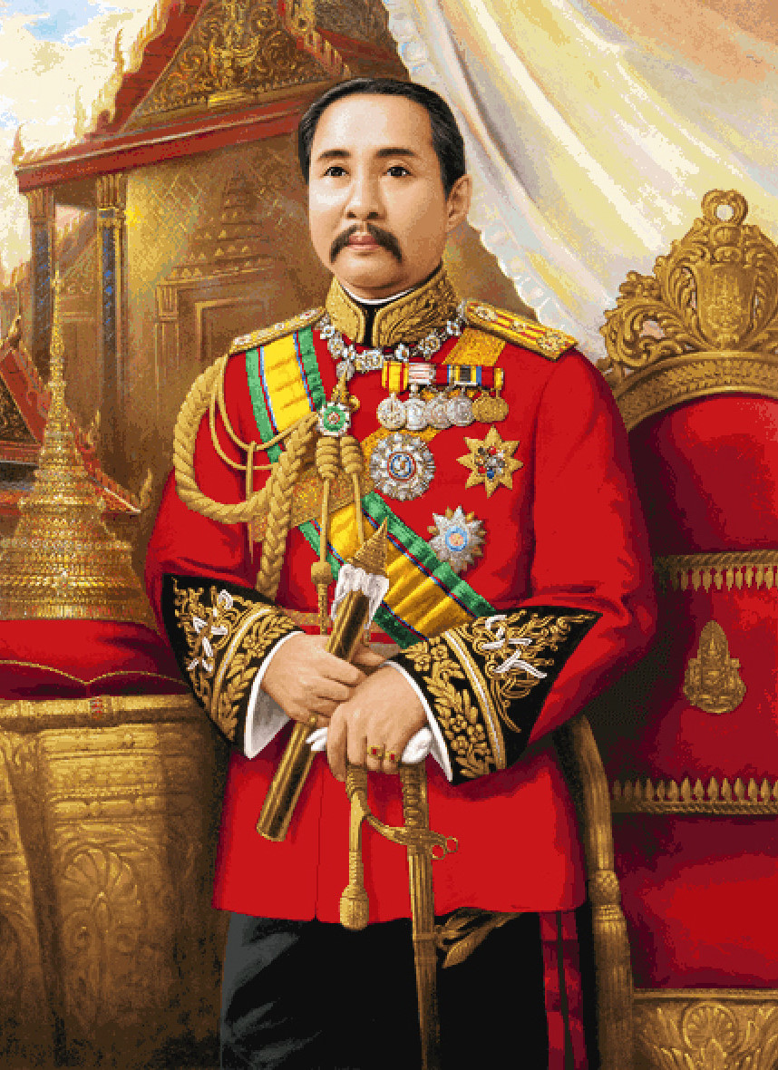 Pinn รัชกาลที่ 5 ประทับยืน(ภาพขนาดใหญ่)