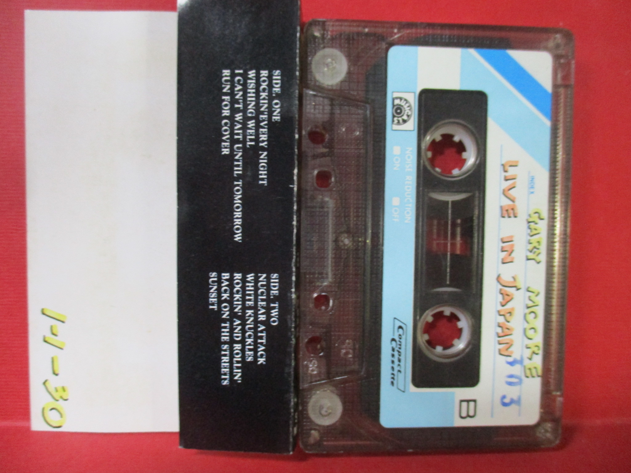 เทปเพลงสากล GARY MOORE / LIVE IN JAPAN