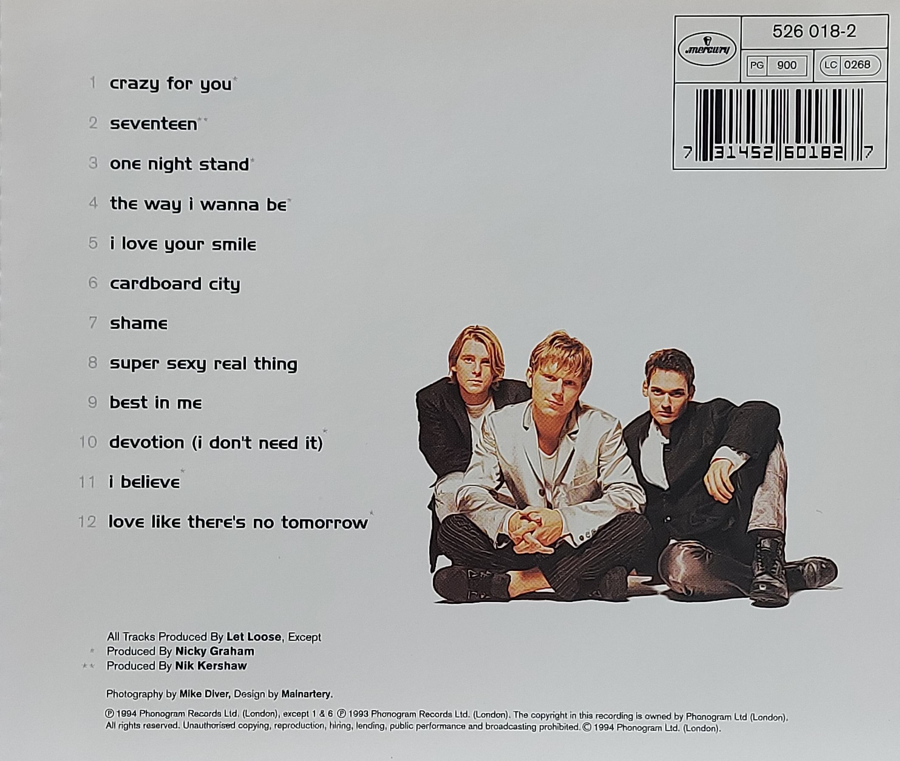 Used CD,Let Loose - Let Loose (B) (1994)