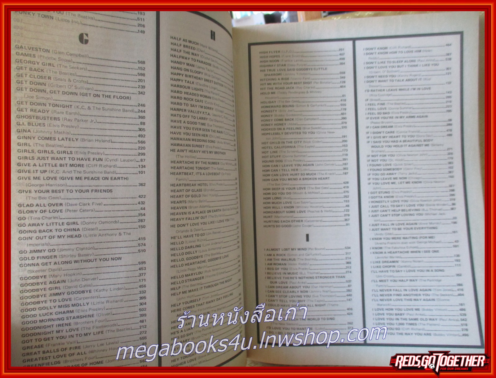 หนังสือเพลงพร้อมคอร์ดกีต้าร์ LET IT BE ME SONG BOOK / ENCYCLOPEDIA EDITION