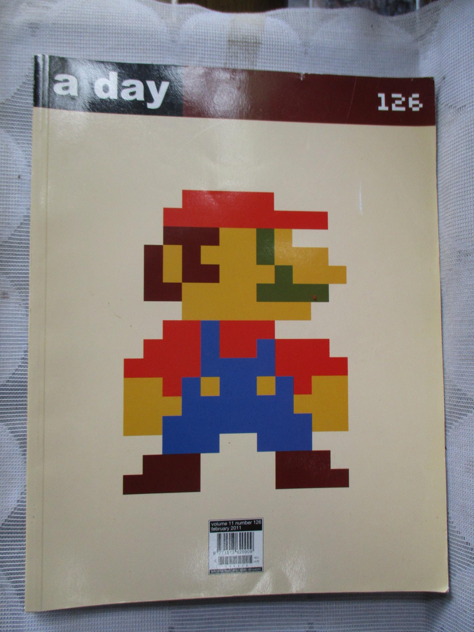 นิตยสารA DAY ฉบับที่126 FEB.2011 ปกSUPER MARIO เกมมาริโอ้