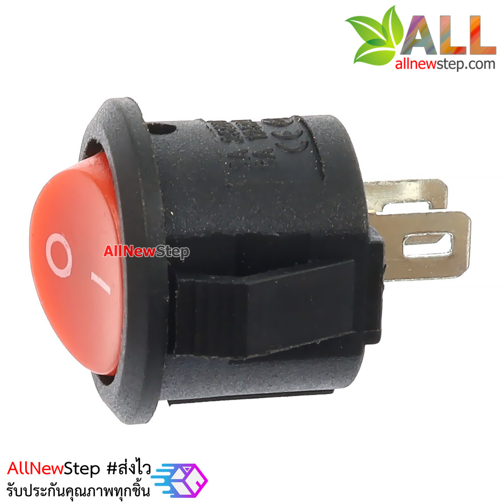 สวิตช์ 250V 3A KCD11 สีแดง 2 ขา