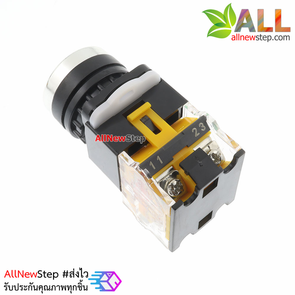 สวิตช์กดติดกดดับ/กดดับกดติด/ล็อกสวิตช์ 220V 10A ปุ่มกดสีเขียว