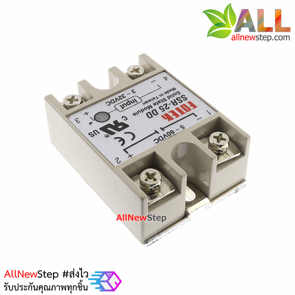 FOTEK 25DD ssr relay รีเลย์แบบไร้สัมผัส 5-60VDC 5A