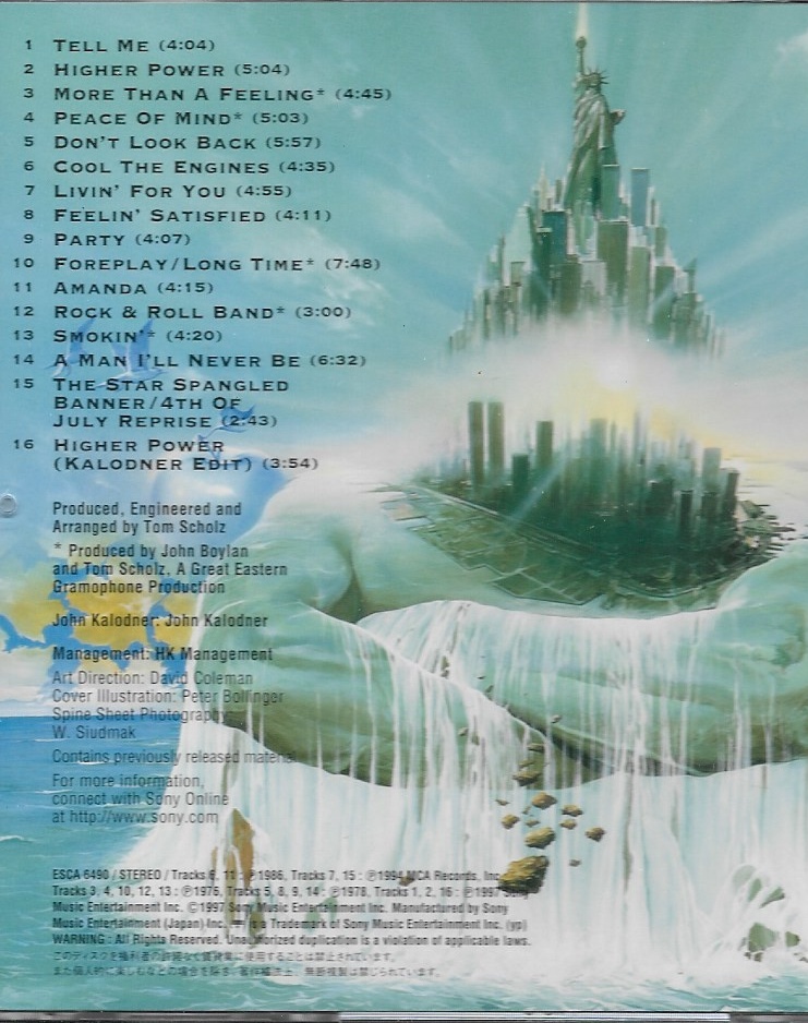 CD,Boston - Greatest Hits (1997)(Japan)