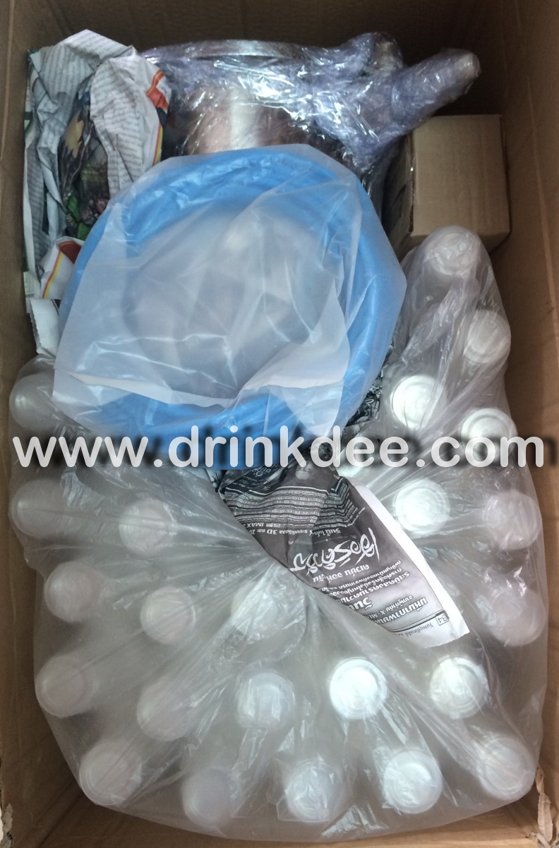 เครื่องบรรจุน้ำแก้ว (กึ่งอัตโนมัติ)