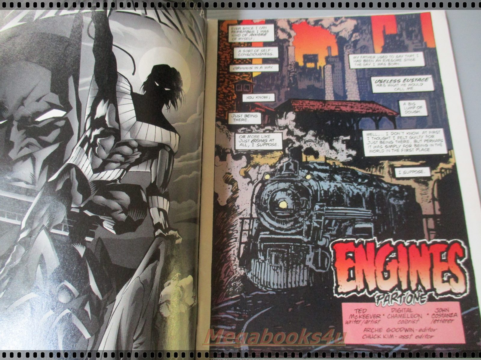 การ์ตูน DC comics การ์ตูนภาษาอังกฤษ แบทแมน BATMAN ฉบับที่ 074 ปี2538 ตอน ENGINES PART1 OF 2