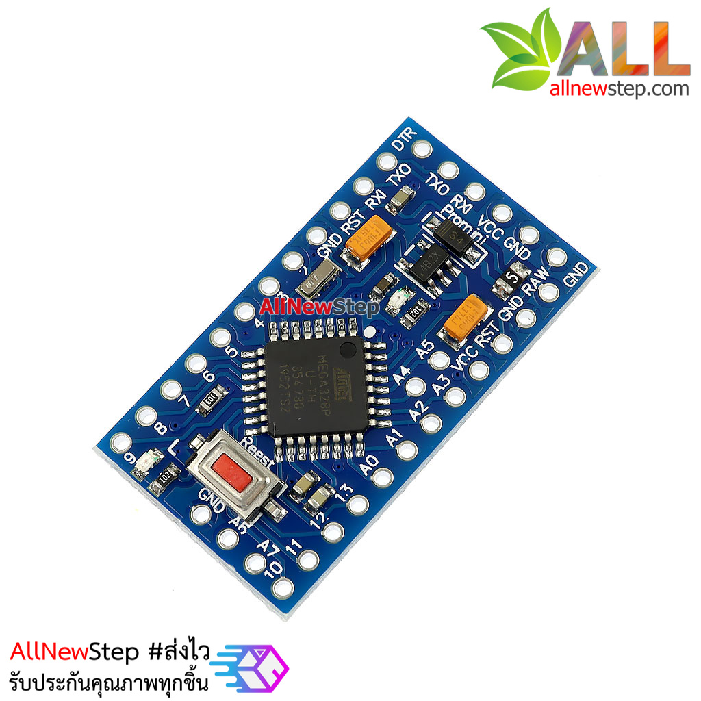 Pro Mini 3.3V พร้อม Pin Header บอร์ด Arduino Compatible