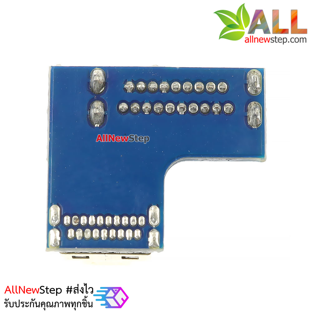 หัวแปลง Adapter Raspberry Pi 4 Micro HDMI to HDMI Adapter Right Angle Adapter