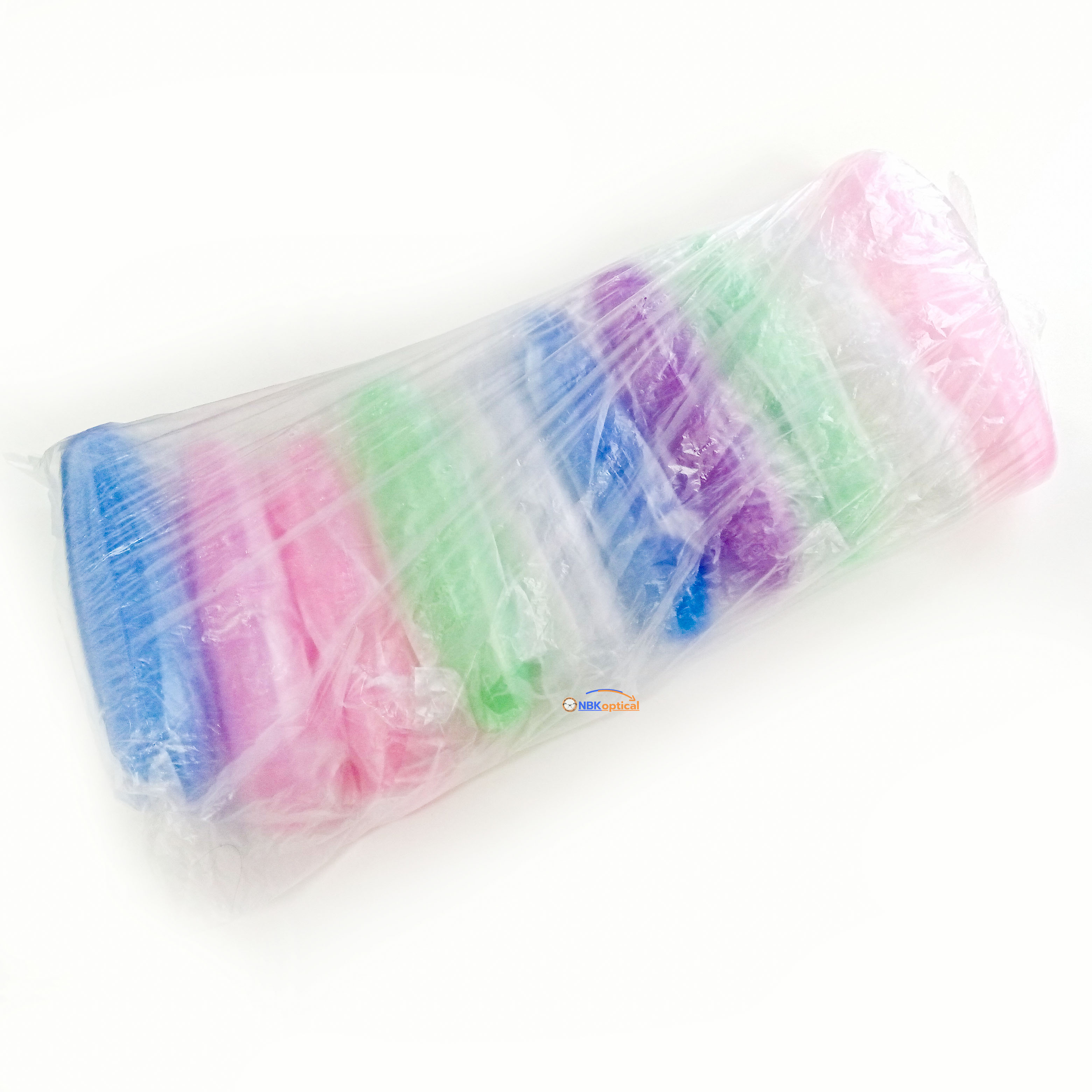 กล่องแว่นพลาสติกใส 002 คละสี