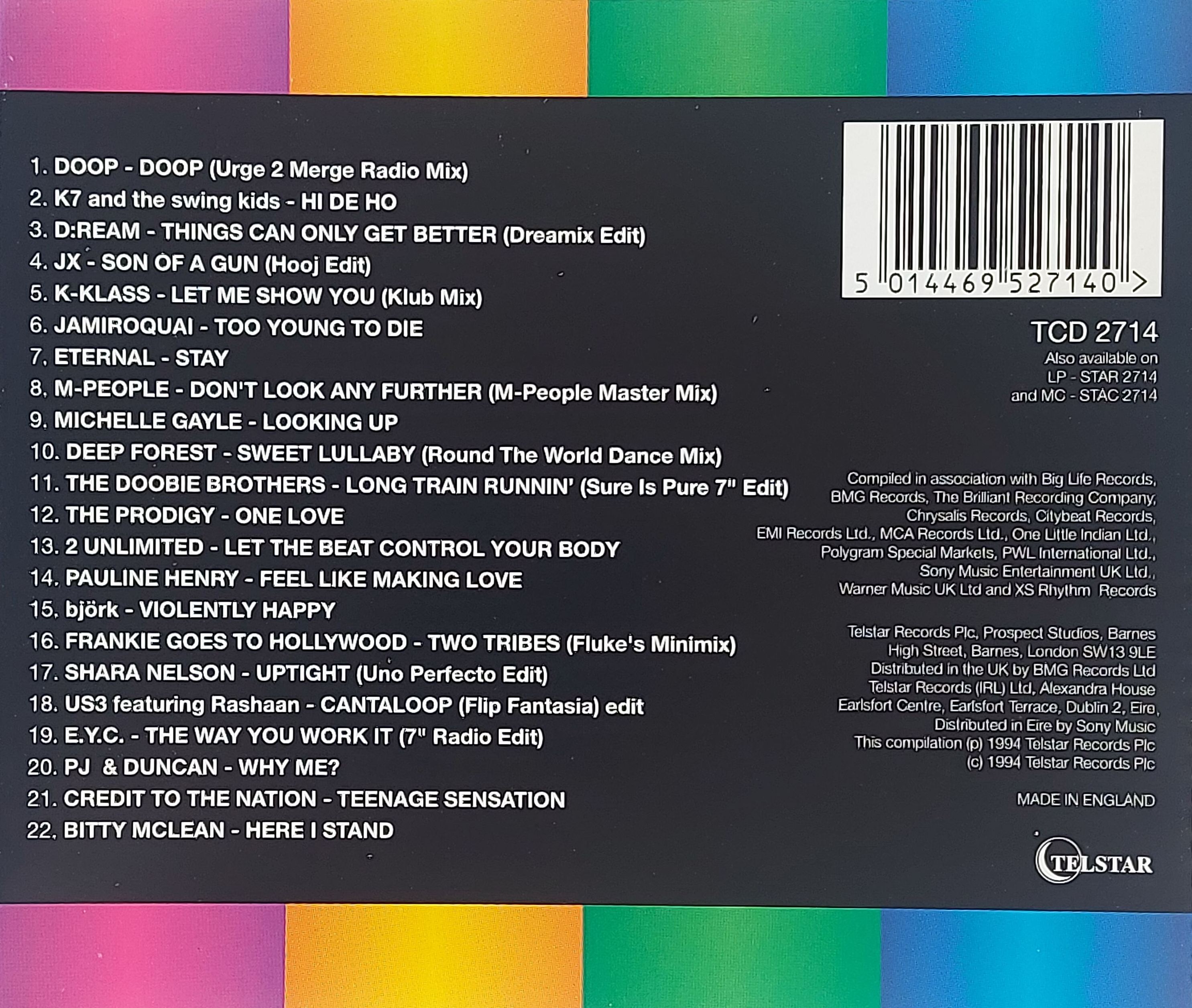 Used CD,100% Dance 4 (B)(Various Artists)(1994)(UK)