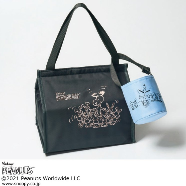 PEANUTS original กระเป๋าเก็บความเย็นและถุงวางเครื่องดื่ม