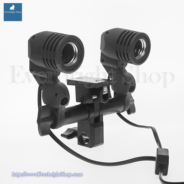 Twin Lamp Bulb Holder E27 Socket