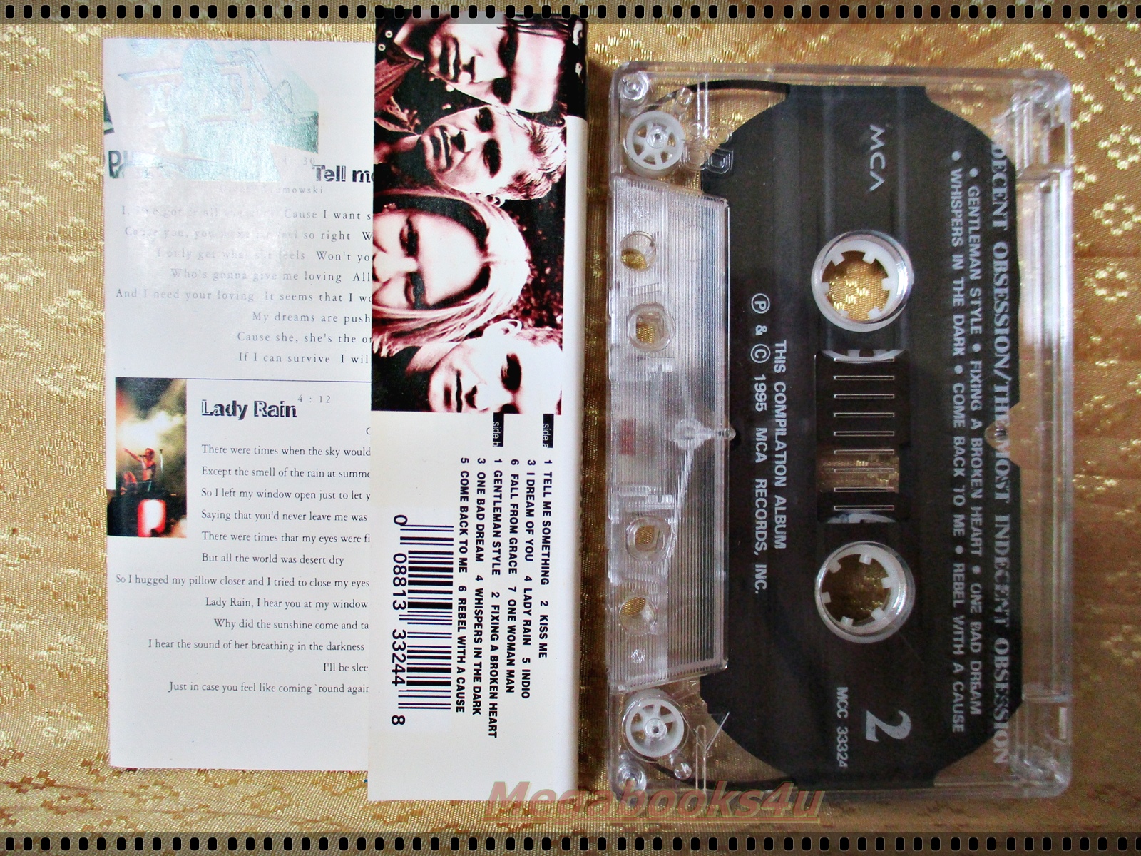 เทปเพลงสากล INDECENT OBSESSION อัลบั้ม THE MOST INDECENT OBSESSION