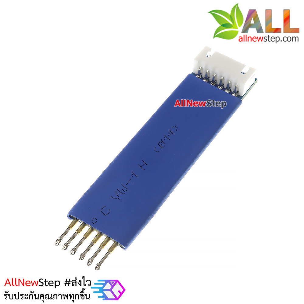 หัวต่อ TEST PIN 2.54mm 6 ขา test pin 6p spring supports Arduino ESP8266 STM32 STM8 MCU